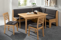 Corner chairs for kitchen photo
