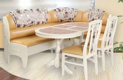 Corner chairs for kitchen photo