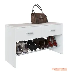 Shoe rack in the hallway photo inexpensive