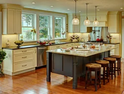 What is the name of the photo in the kitchen