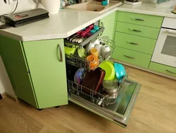 Dishwasher Built Into The Kitchen Photo