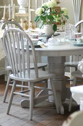 Gray chairs for the kitchen photo