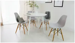 Gray chairs for the kitchen photo