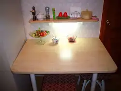 Стол палка на кухню фота