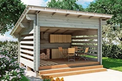 Kitchen projects with a roof photo