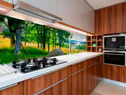 Фота фартуха для кухні поле