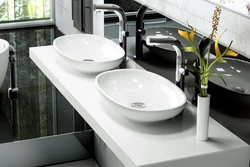 White bathroom sink photo