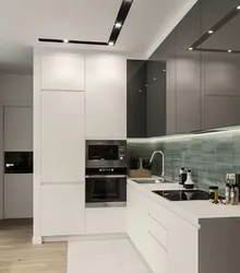 Gray kitchen ceiling photo
