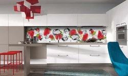Photo Of Flowers For Kitchen Panel