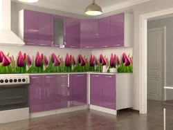 Photo Of Flowers For Kitchen Panel