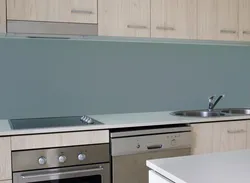 Матовый фартук для кухни фото