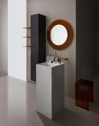 Floor standing bathroom sink photo
