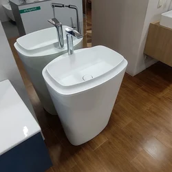 Floor standing bathroom sink photo