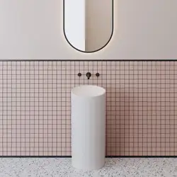 Floor standing bathroom sink photo