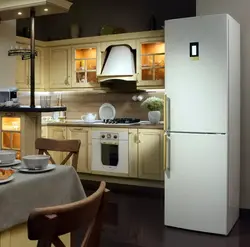 Appliances in the color of the kitchen photo