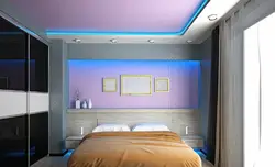 Подсветка спальни из гипсокартона фото