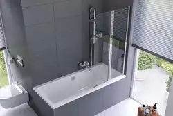 Instead Of Curtains In The Bathroom Photo