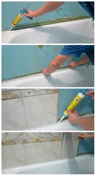 How to stick a photo in the bathroom