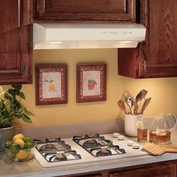 You can hang photos in the kitchen