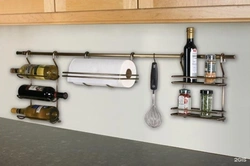 You can hang photos in the kitchen