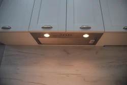 Fully built-in kitchen hood photo