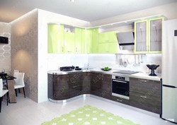 Plastic kitchens with flowers photo