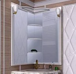 Photo Of A Bathtub With A Corner Mirror