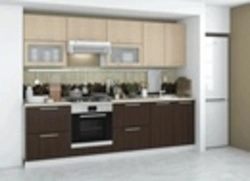 Straight kitchen with top photo