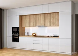 Straight kitchen with top photo