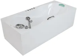Bathtubs with built-in mixer photo