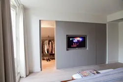 TV in the alcove bedroom photo