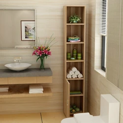 Photo Of Narrow Bathroom Cabinets
