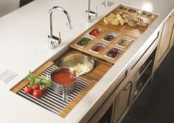 Photo Of Kitchen Sink And Table