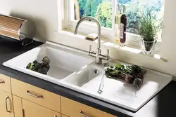 Photo of kitchen sink and table