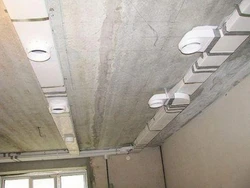 Ceiling ventilation kitchen photo