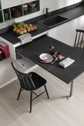 Built-in tables for the kitchen photo