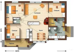 8 otaqlı ev şəkli