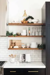 Closed shelves in the kitchen photo