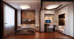 Bedroom 40 sq m photo