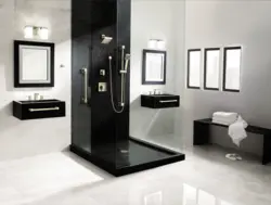 Black Shower For Bathroom Photo