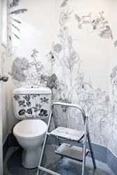 Bathroom wall drawing photo