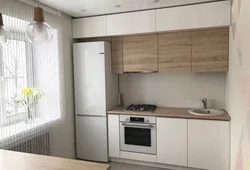 Mezzanine ilə kiçik mətbəxlərin fotoşəkilləri