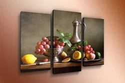 Photo on canvas for the kitchen