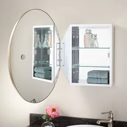 Hanging mirrors for bathroom photo