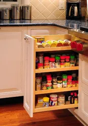 Narrow Shelves In The Kitchen Photo