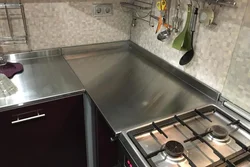 Kitchen With Aluminum Worktop Photo