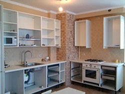 Photo of a kitchen with 4 cabinets