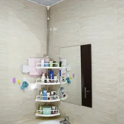 Photo of shampoos in the bathroom