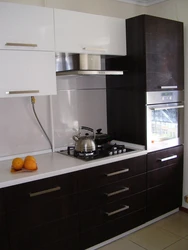 Kitchen with small oven photo