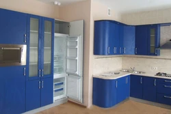 All blue corner kitchens photos